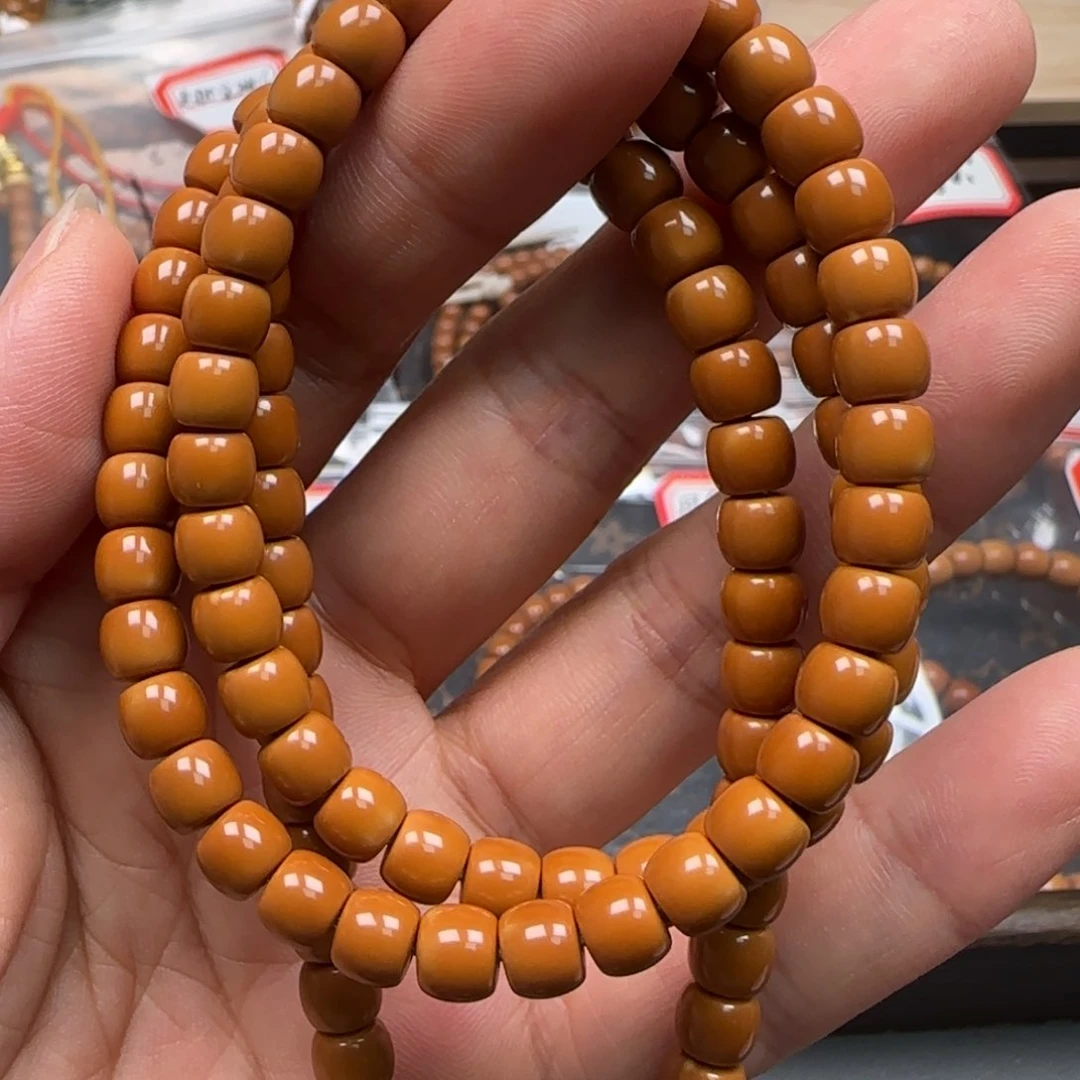 橄榄核吊坠老挝wggpgd6.4mm长串108