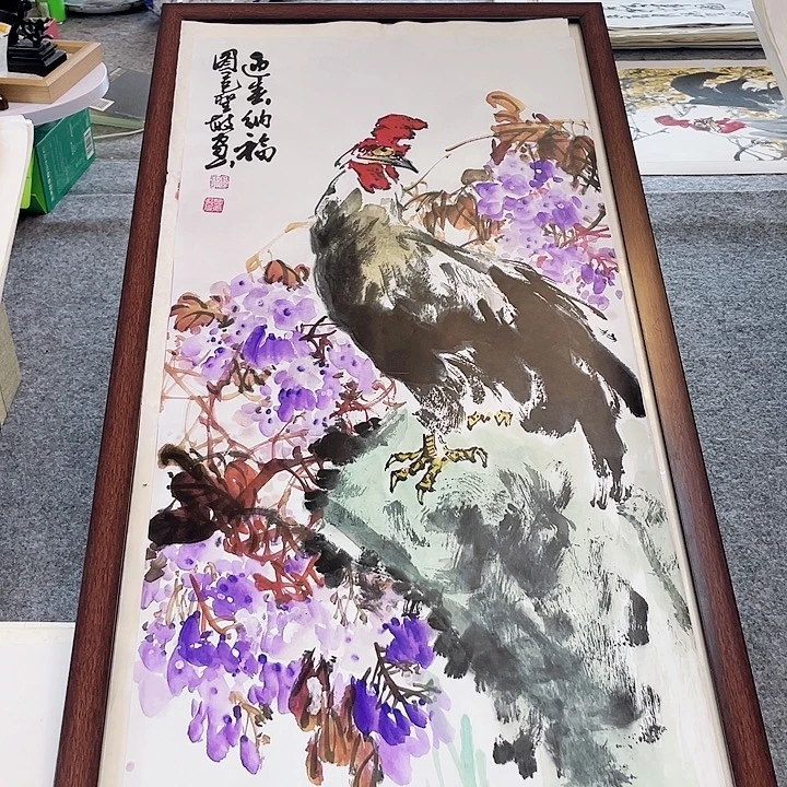 国画张圣敏先生纯手绘作品