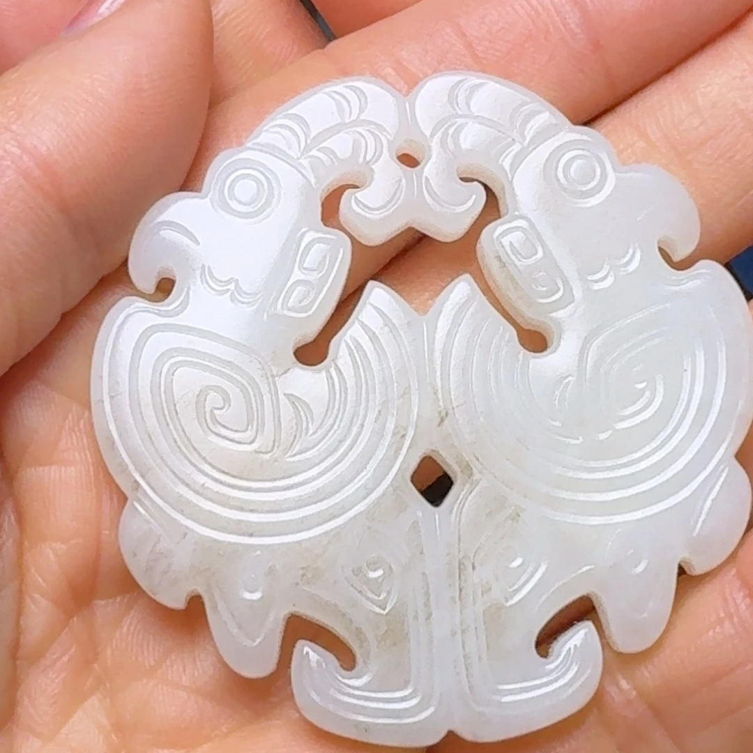 和田玉（糖玉）颈饰未镶嵌