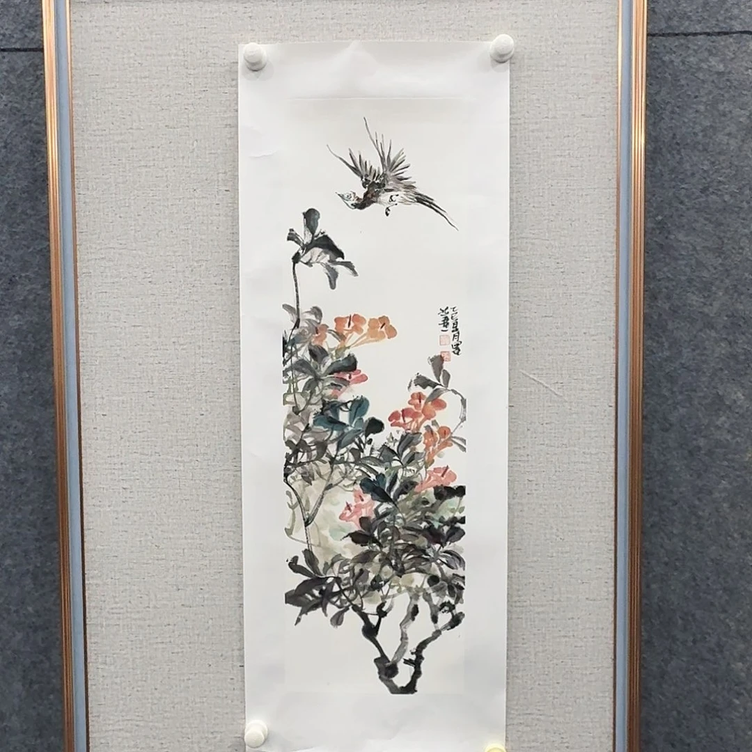 国画国画亲笔手绘原创