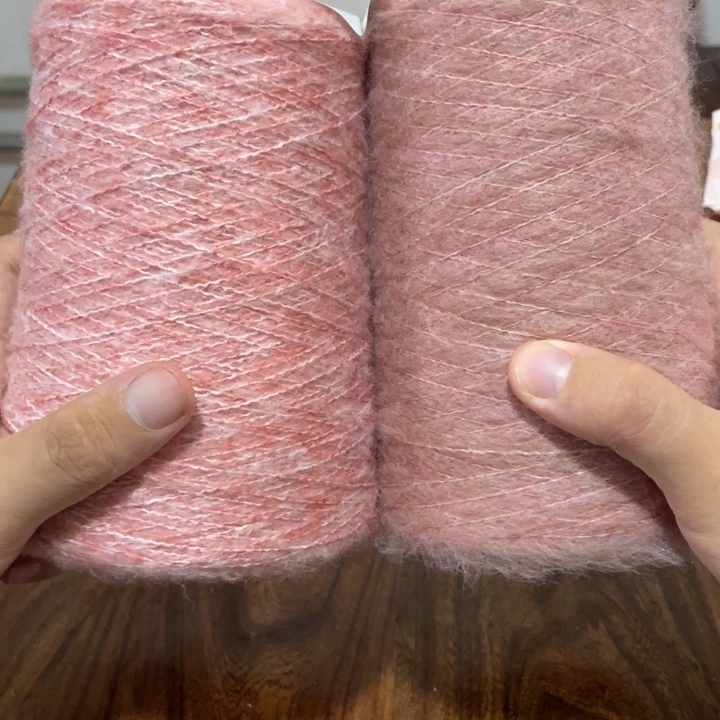 浅粉段染深粉段染两桶