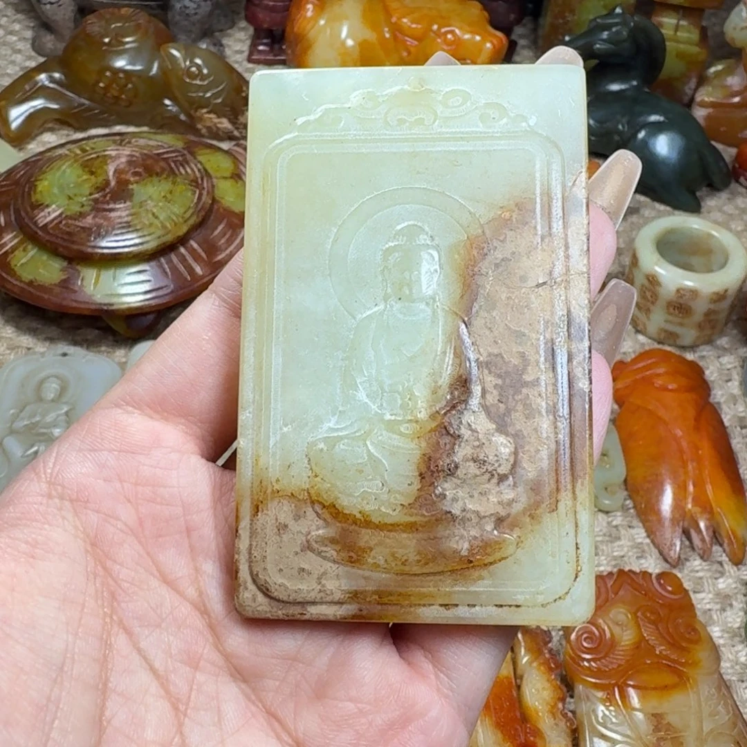 吊坠白玉菩提挂件