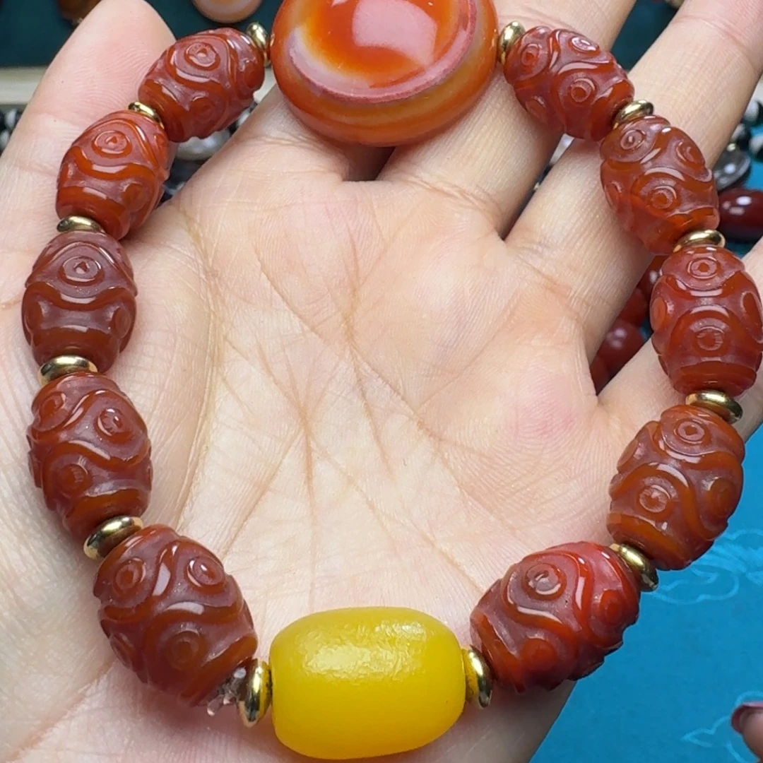 玛瑙/玉髓未镶嵌项链