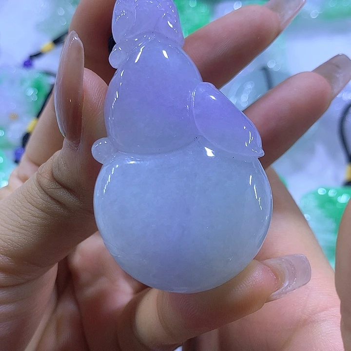 翡翠未镶嵌颈饰天然翡翠A货吊坠