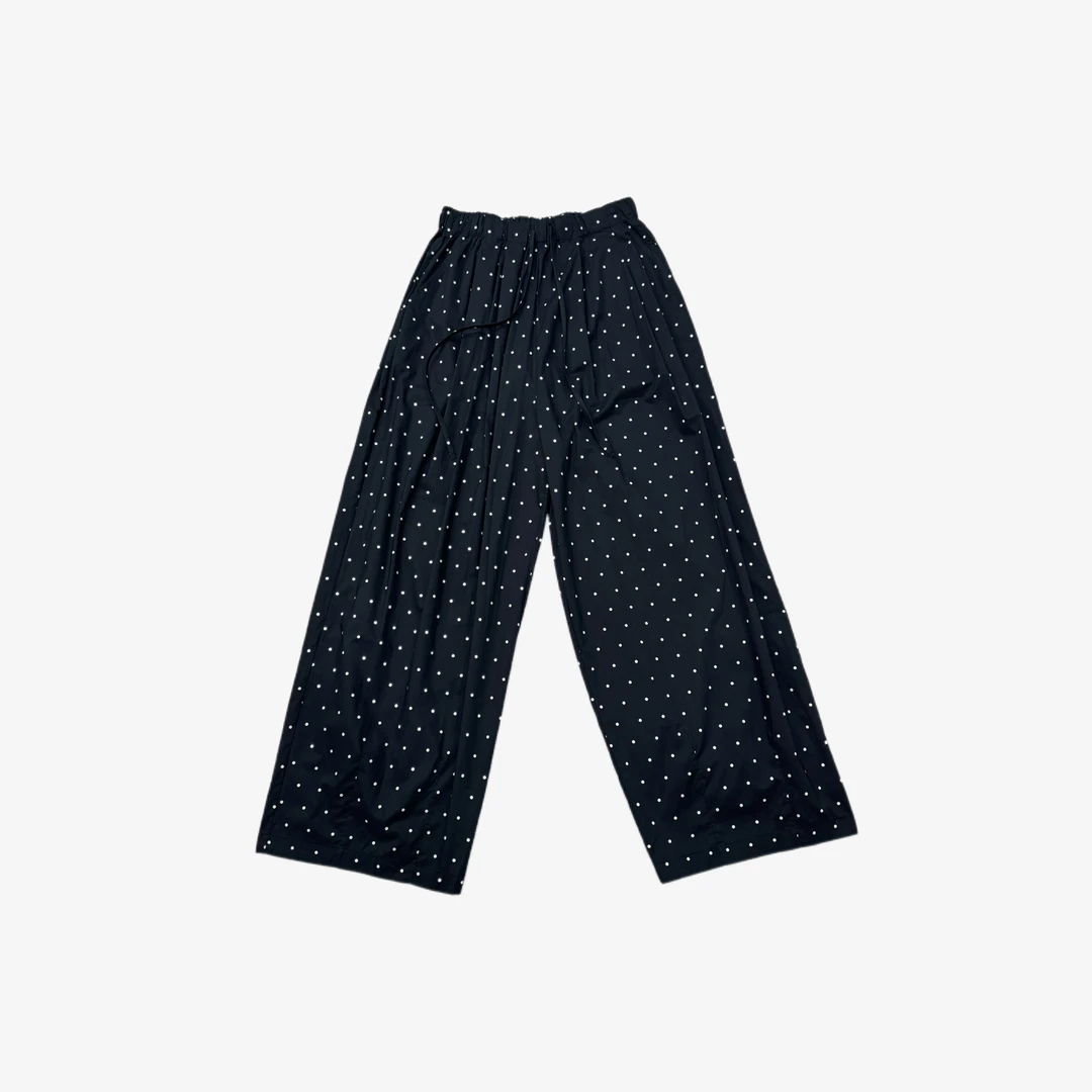 VANDERXIU 波点直筒休闲裤