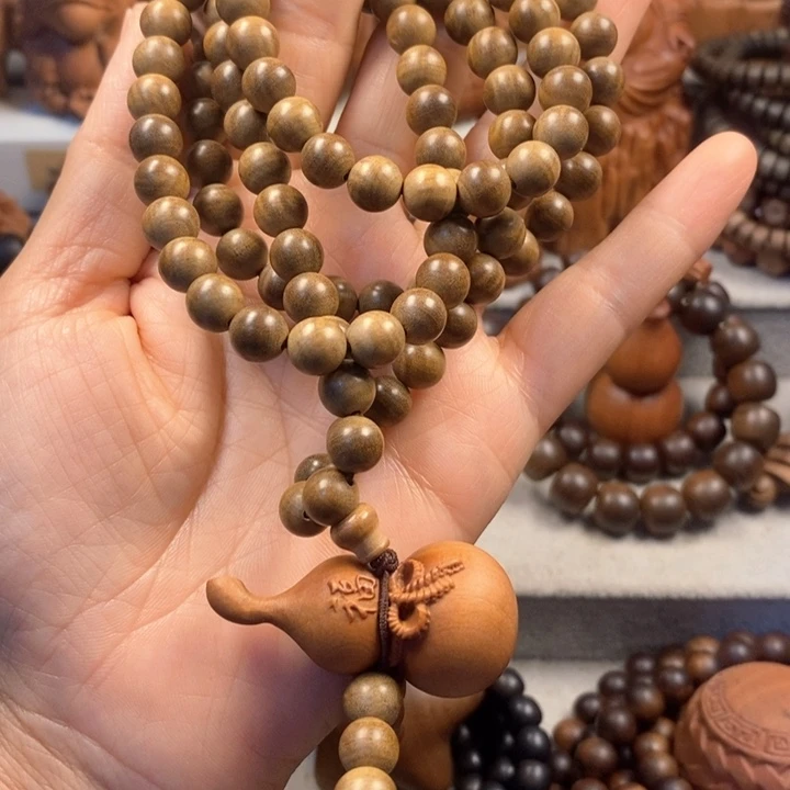 手串/手链檀香木老山檀奶香味0.8阴沉