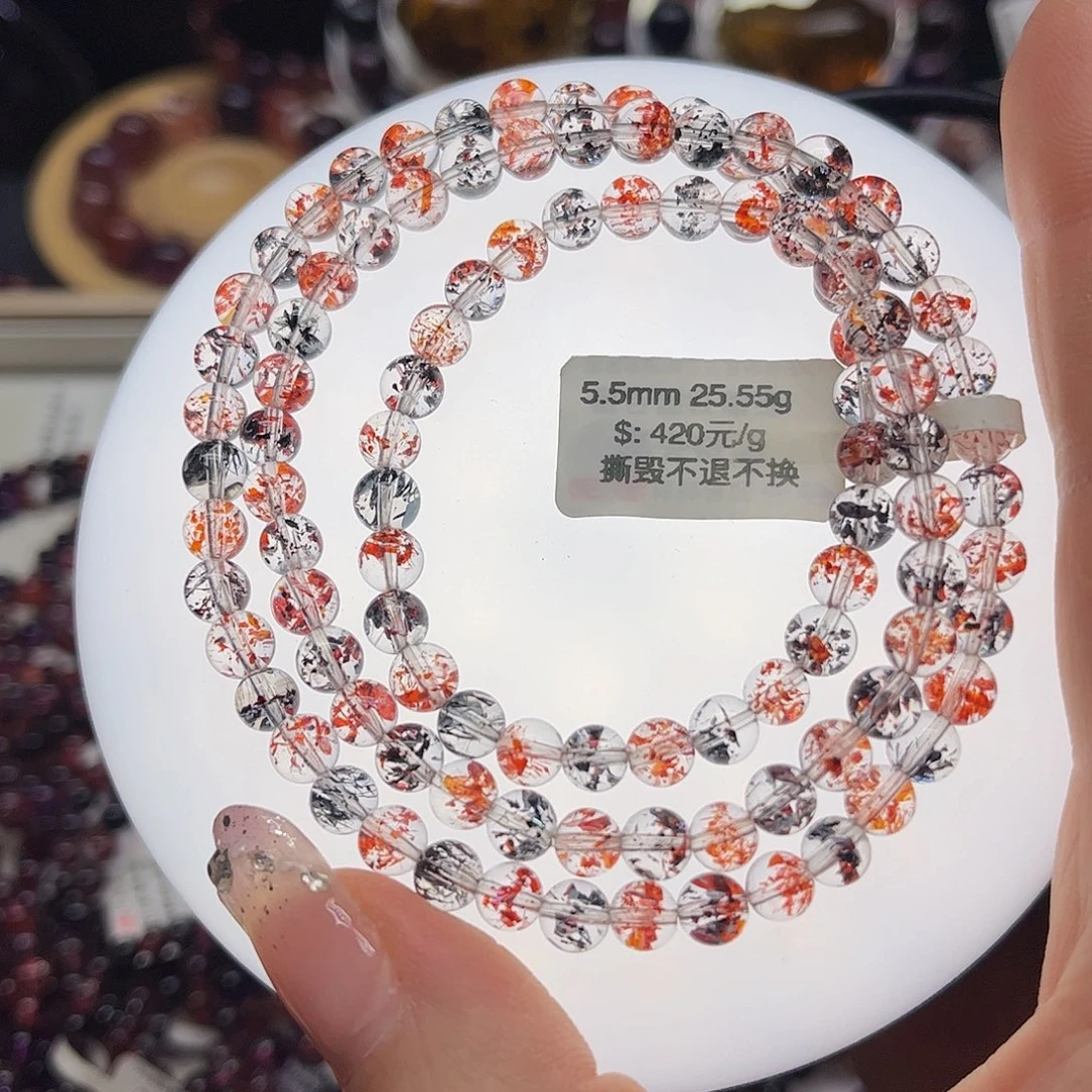 水晶未镶嵌手链天然