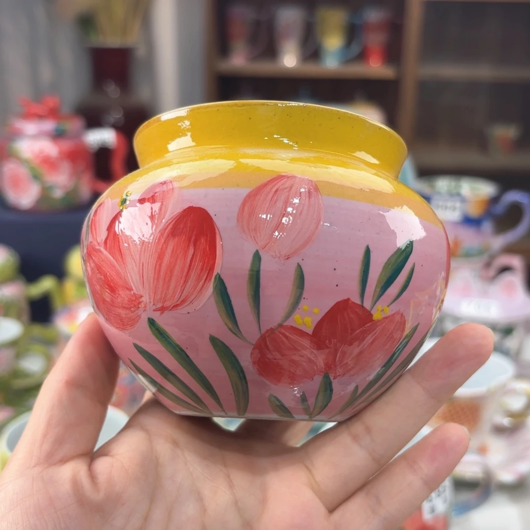 景德镇手绘高温釉下彩陶瓷茶具