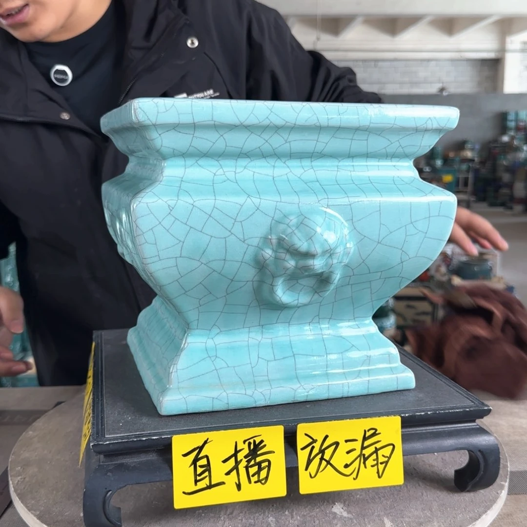 陶。一风堂石湾花盆 微瑕