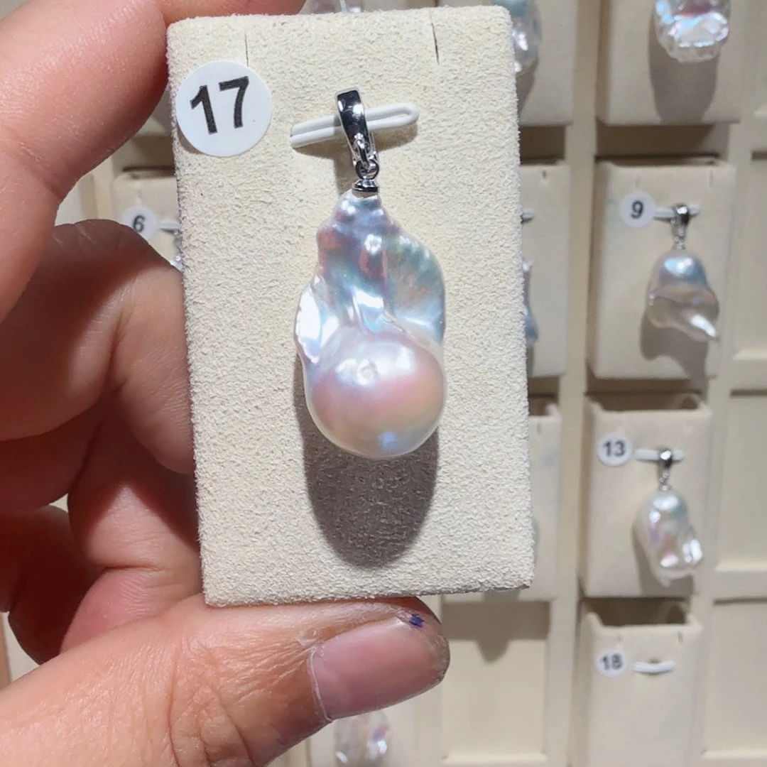 淡水珍珠合金吊坠(不含链)