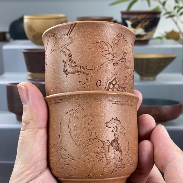 宜兴紫砂手工主人杯