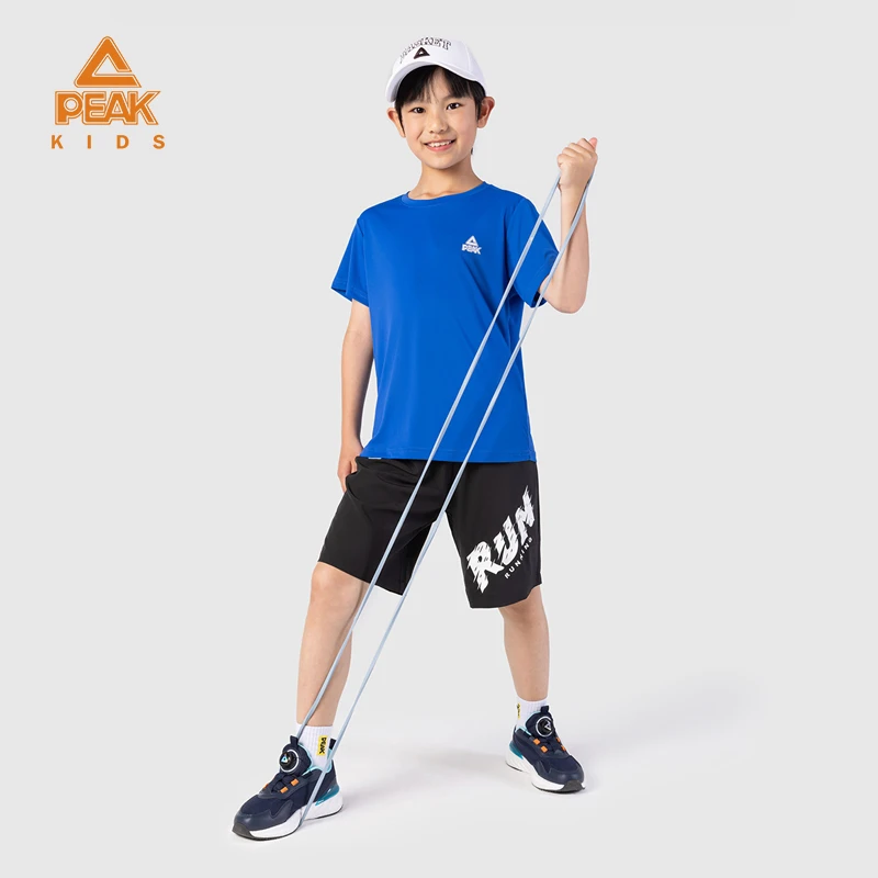 短袖童装男童速干夏季中大童冰丝短裤薄款透气运动百搭组合