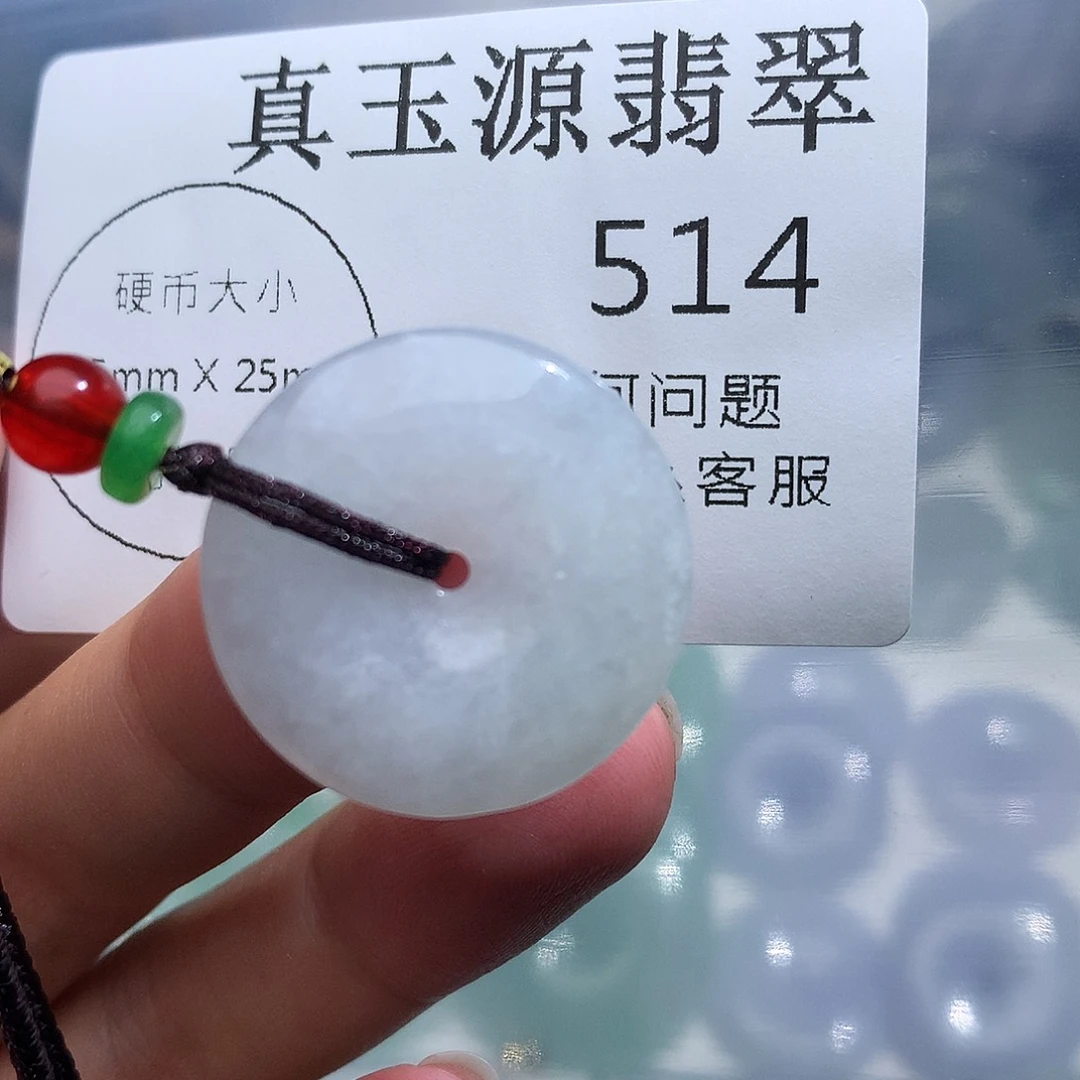 翡翠未镶嵌颈饰514