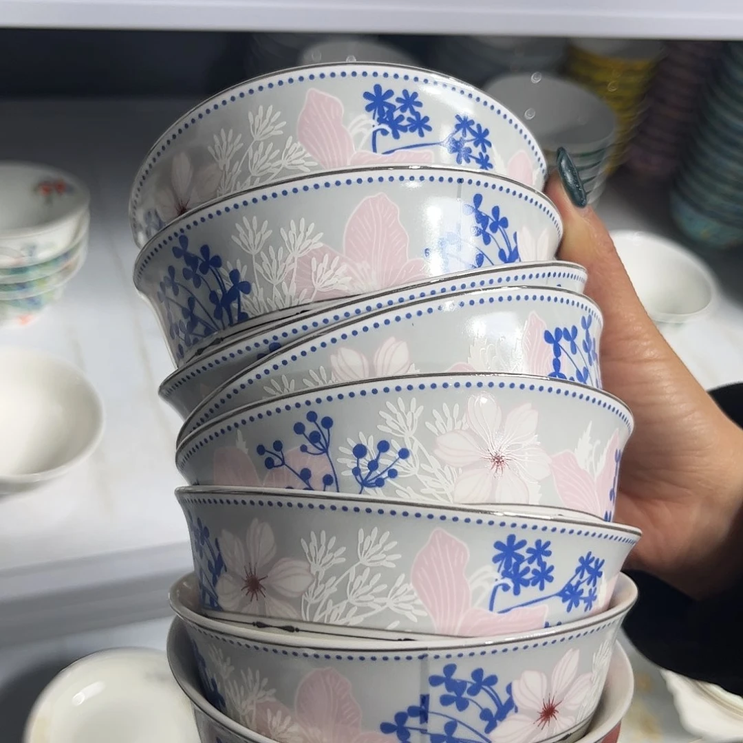 瓷片碗八个4.5寸八个