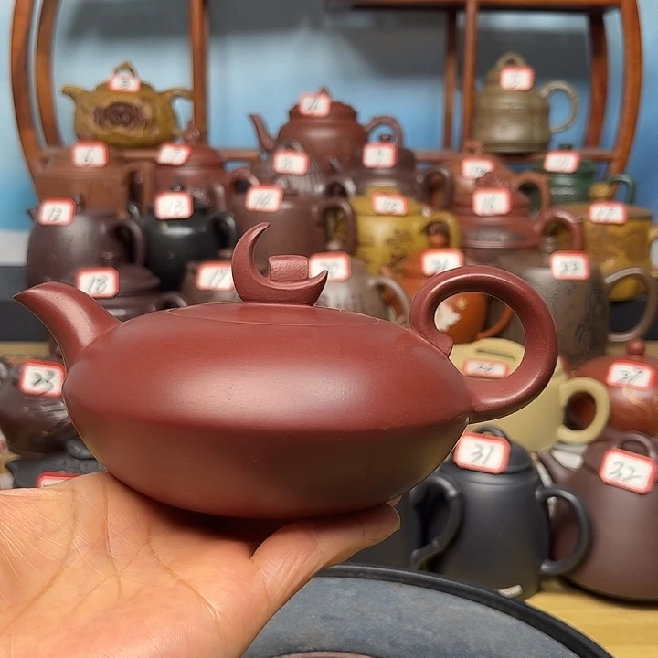 1***茴茶壶紫砂微瑕不带证书礼盒