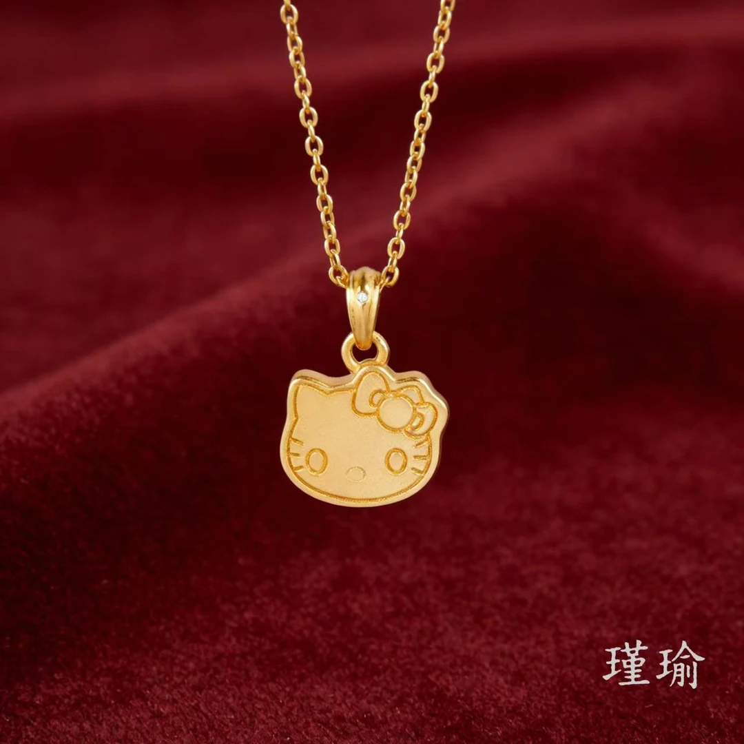 项链 K0492经典黄色猫猫项链多样性发货48018
