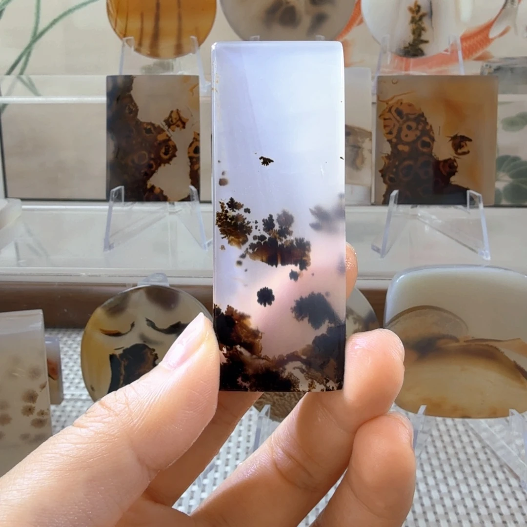 玛瑙/玉髓未镶嵌吊坠(不含链)69