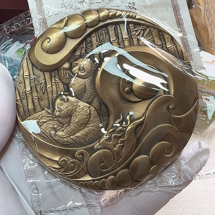 其他普通金属太极熊猫黄铜