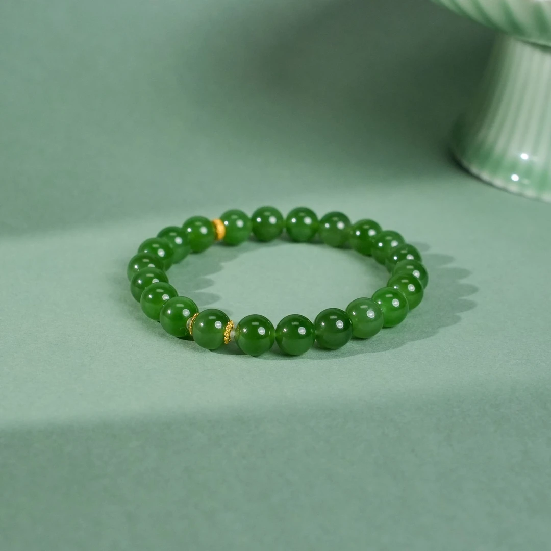 和田玉手串-约卡8mm-GG1178-MQ|BHT6