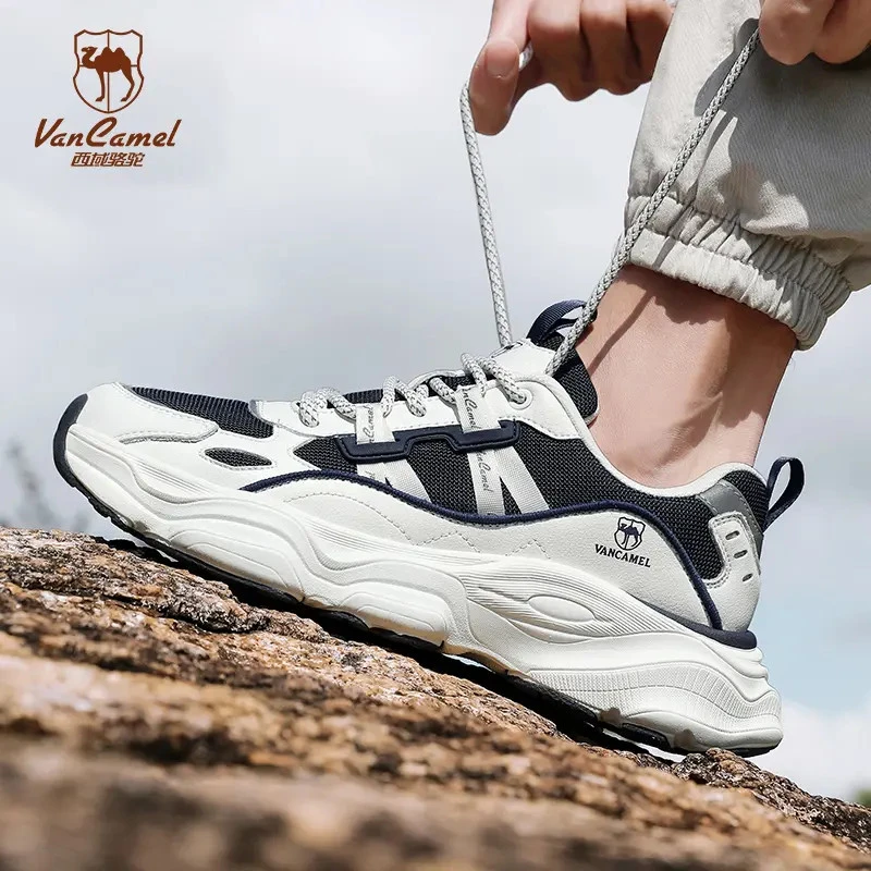 VANCAMEL/西域骆驼情侣运动夜光百搭跑步鞋XYLT001