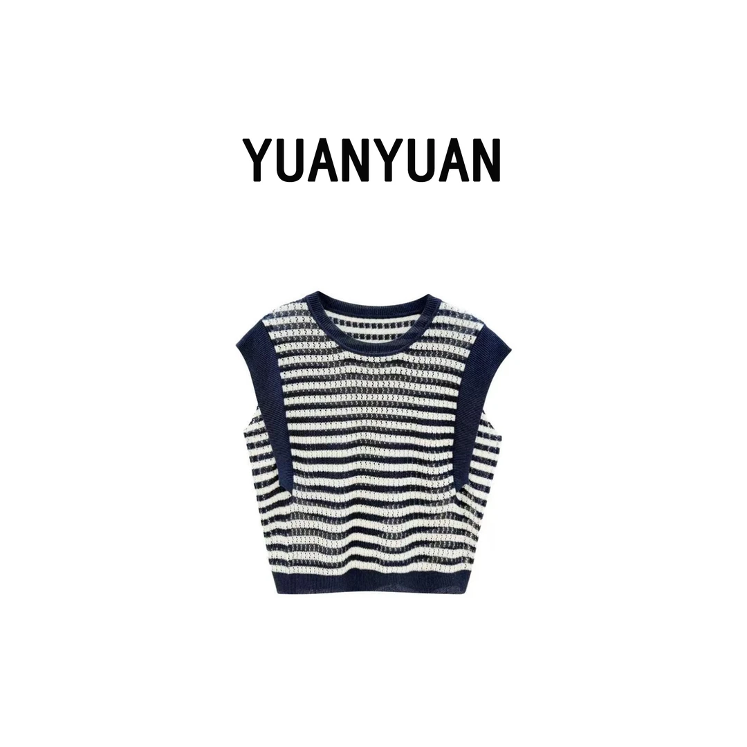 媛媛推荐【平行时空】2025夏季新款时尚气质休闲毛衣上衣B1203