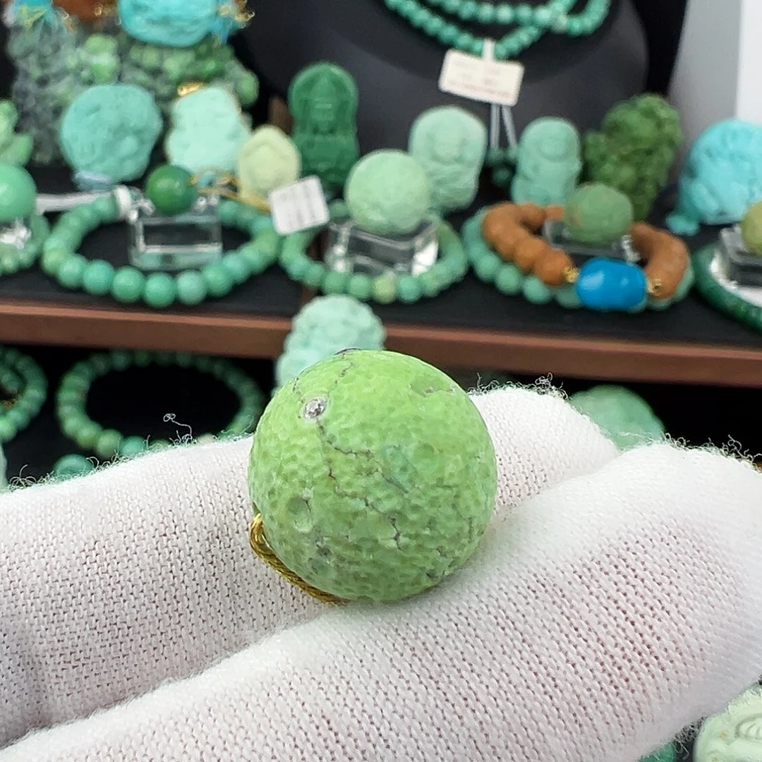 绿松石未镶嵌绿松石主播璐璐