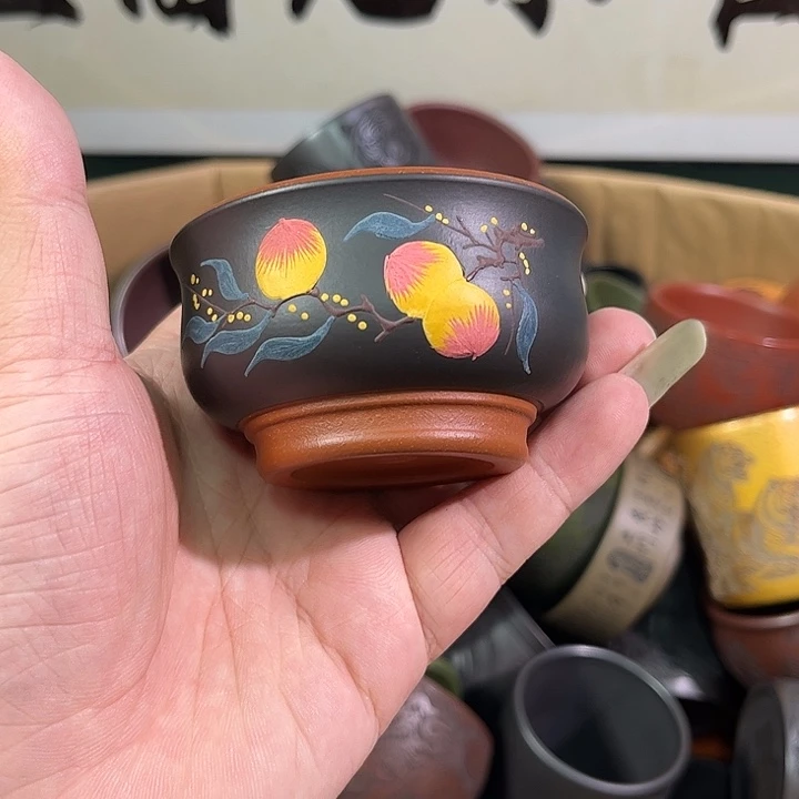 茶杯紫砂全手工紫砂主人杯