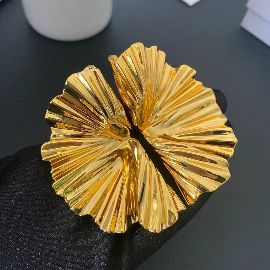 黄铜耳饰 MIRROR （涛姐精选）金色蝴蝶18K斤耳环