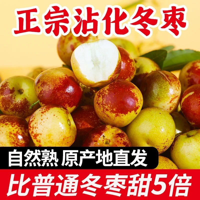 山东沾化冬枣中果冰糖枣现采现发