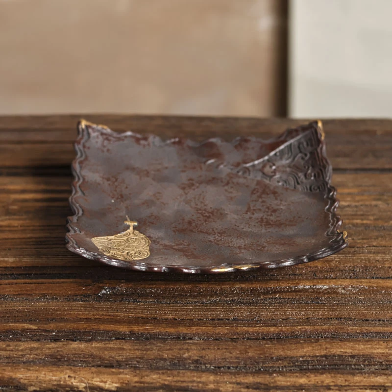 【老王】老陶泥敦煌-干炮壶承14cm（Q3318）