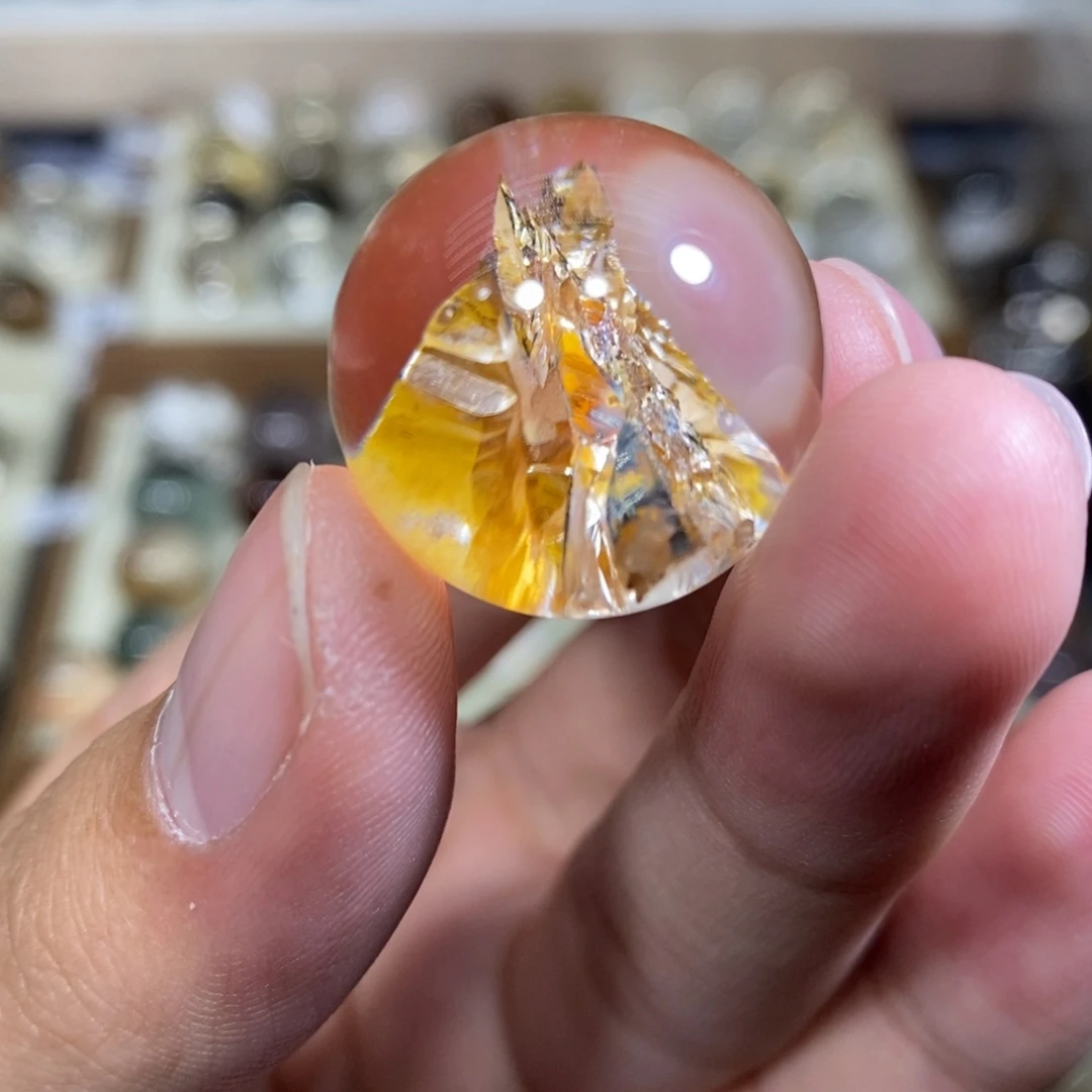 水晶未镶嵌珠宝半成品22.5m