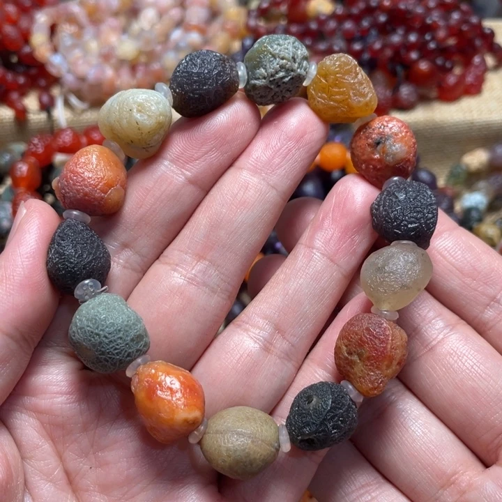 玛瑙/玉髓合金手链