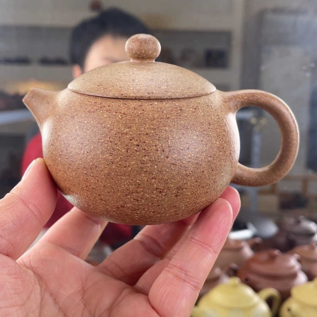 紫砂茶壶葵黄段小西施150cc