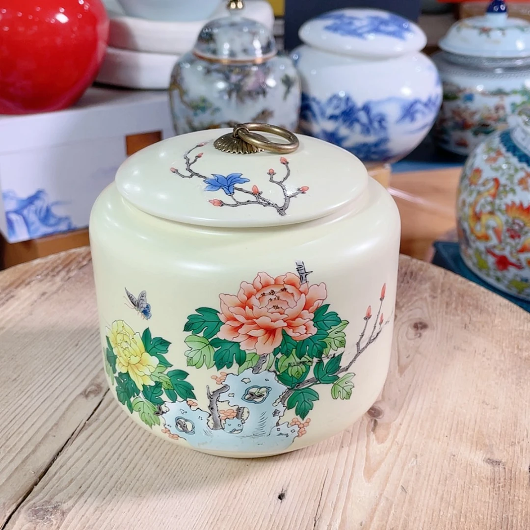 【闪购商品】罐陶瓷茶叶罐密封罐