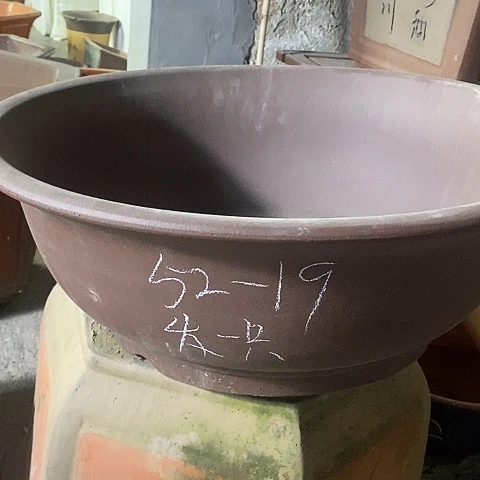 紫砂中国宜兴紫砂花，