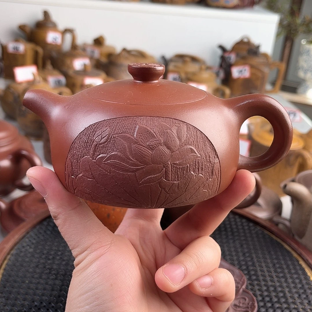 紫泥茶壶宜兴紫砂