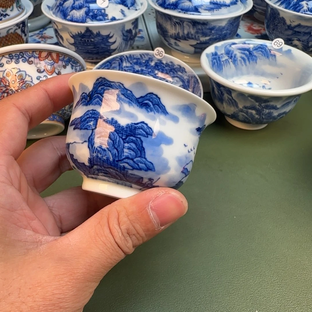 纯手工纯手绘茶具石头7