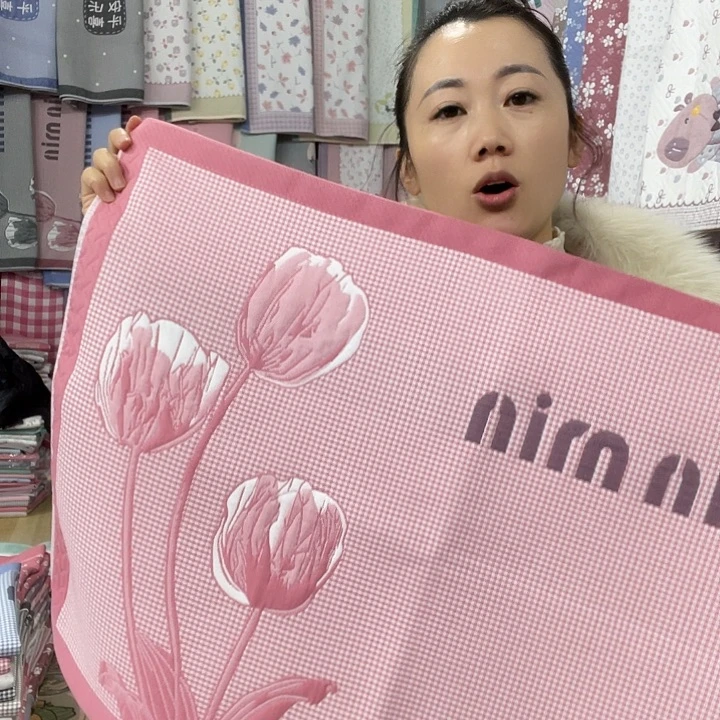 棉特价促销粉色郁金香