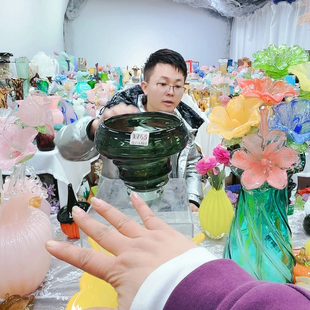 福利不退不换琉璃花瓶花器艺术品