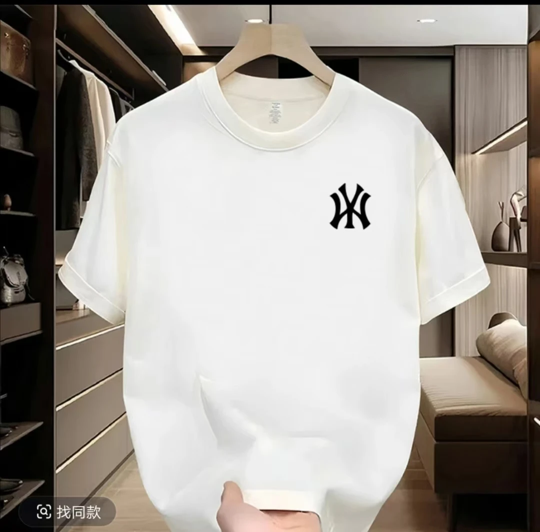 【一折清仓】夏季短袖男女同款情侣半袖休闲透气圆领潮流印花薄款