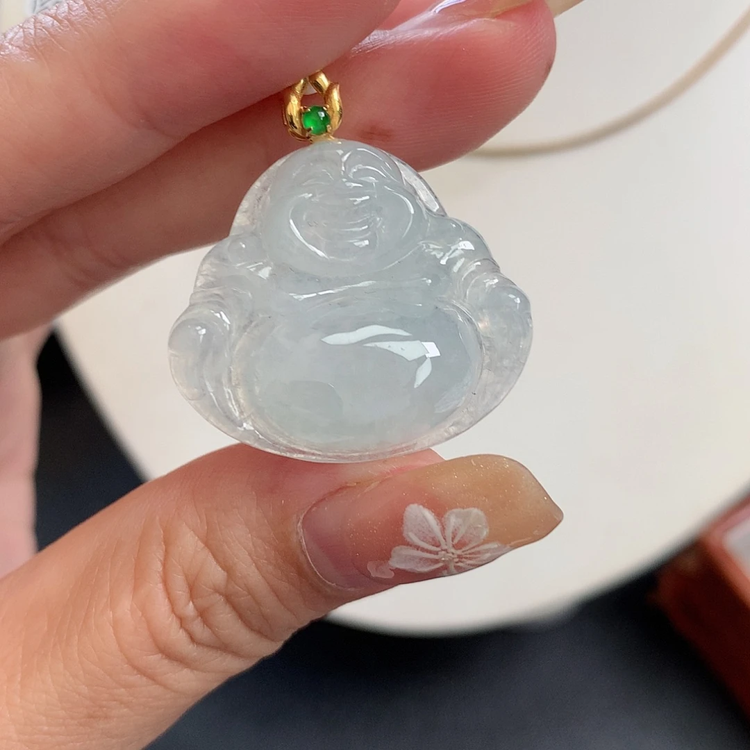 翡翠未镶嵌颈饰0578685586655878