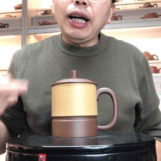 紫泥茶杯双色杯容量400