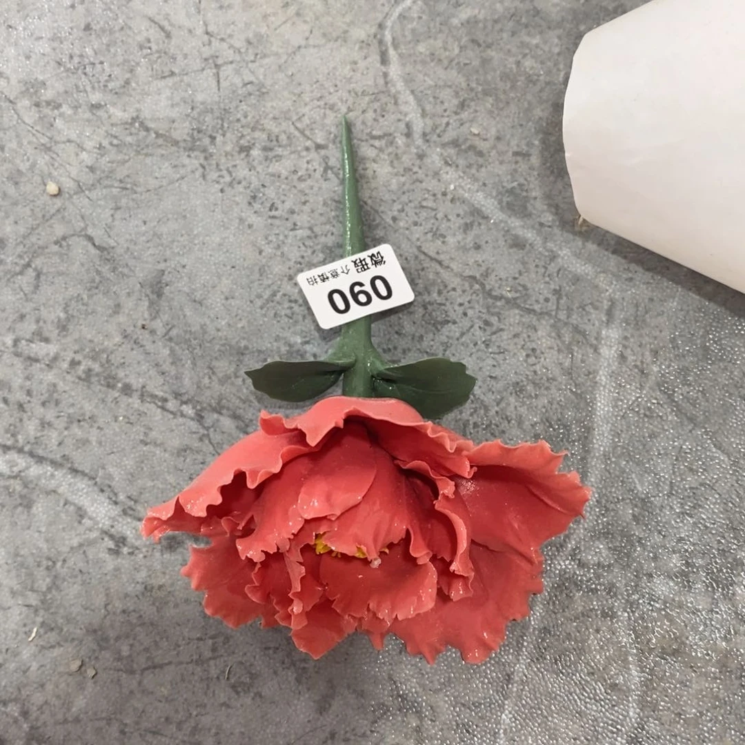 摆件陶瓷手工花摆件工艺品