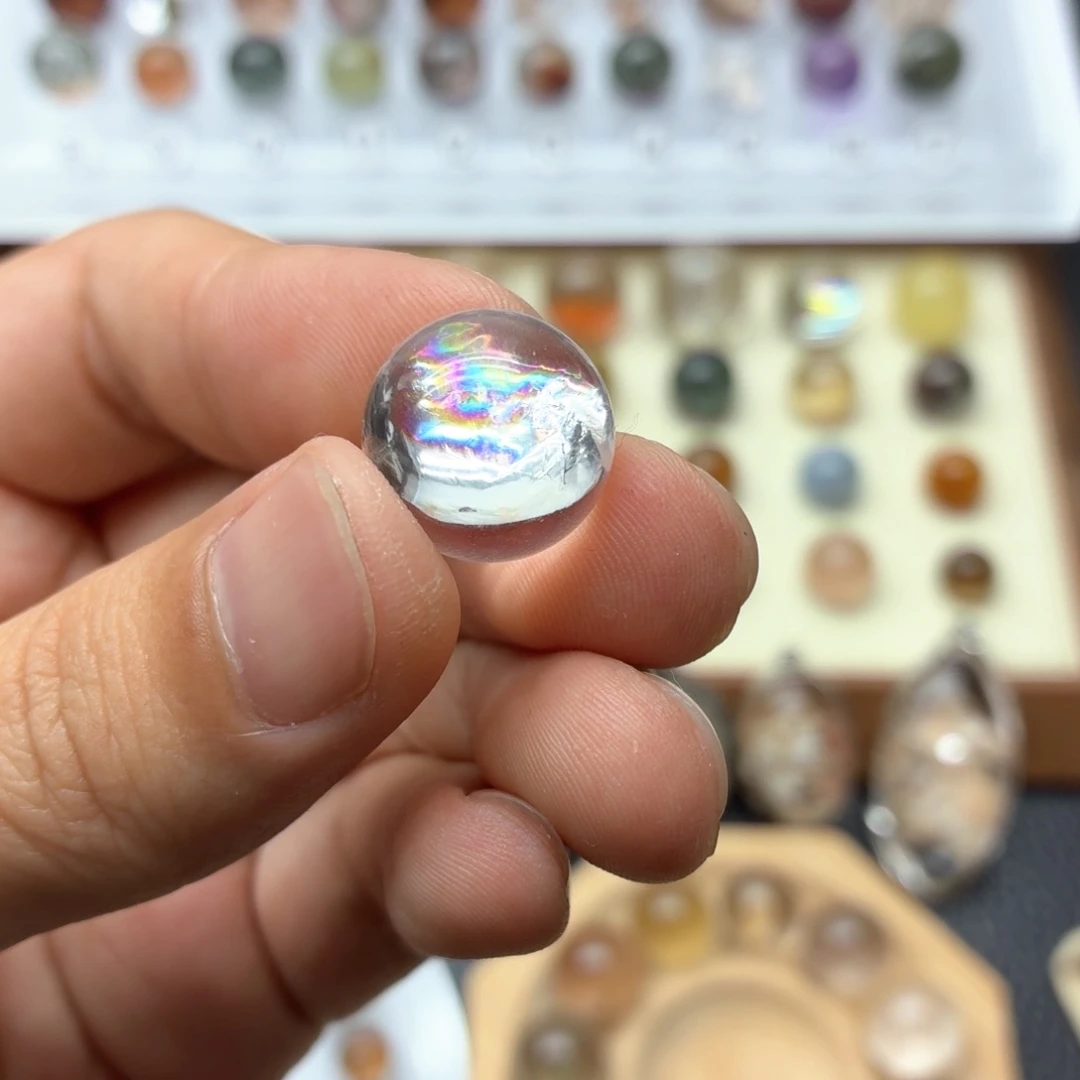 查罗石合金珠宝半成品打孔不退换