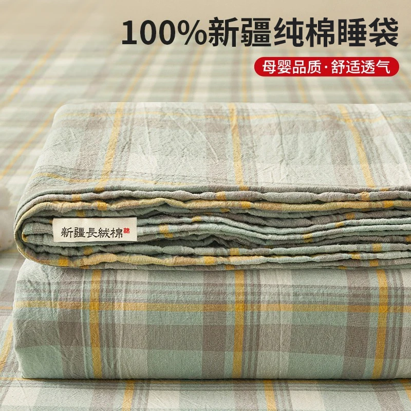 全棉旅游隔脏睡袋纯棉被套便携一体式床单出差旅行旅睡袋2025新款