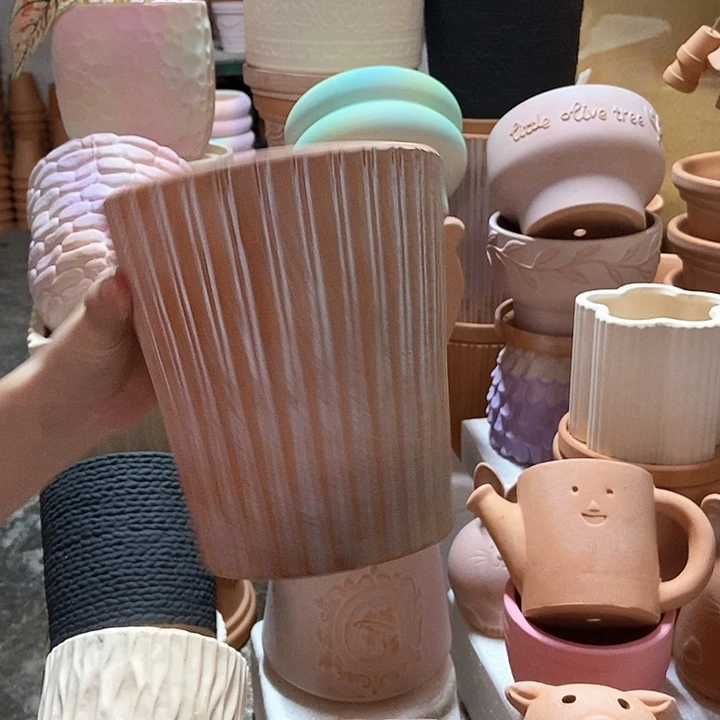 15×16复古直纹盆1个