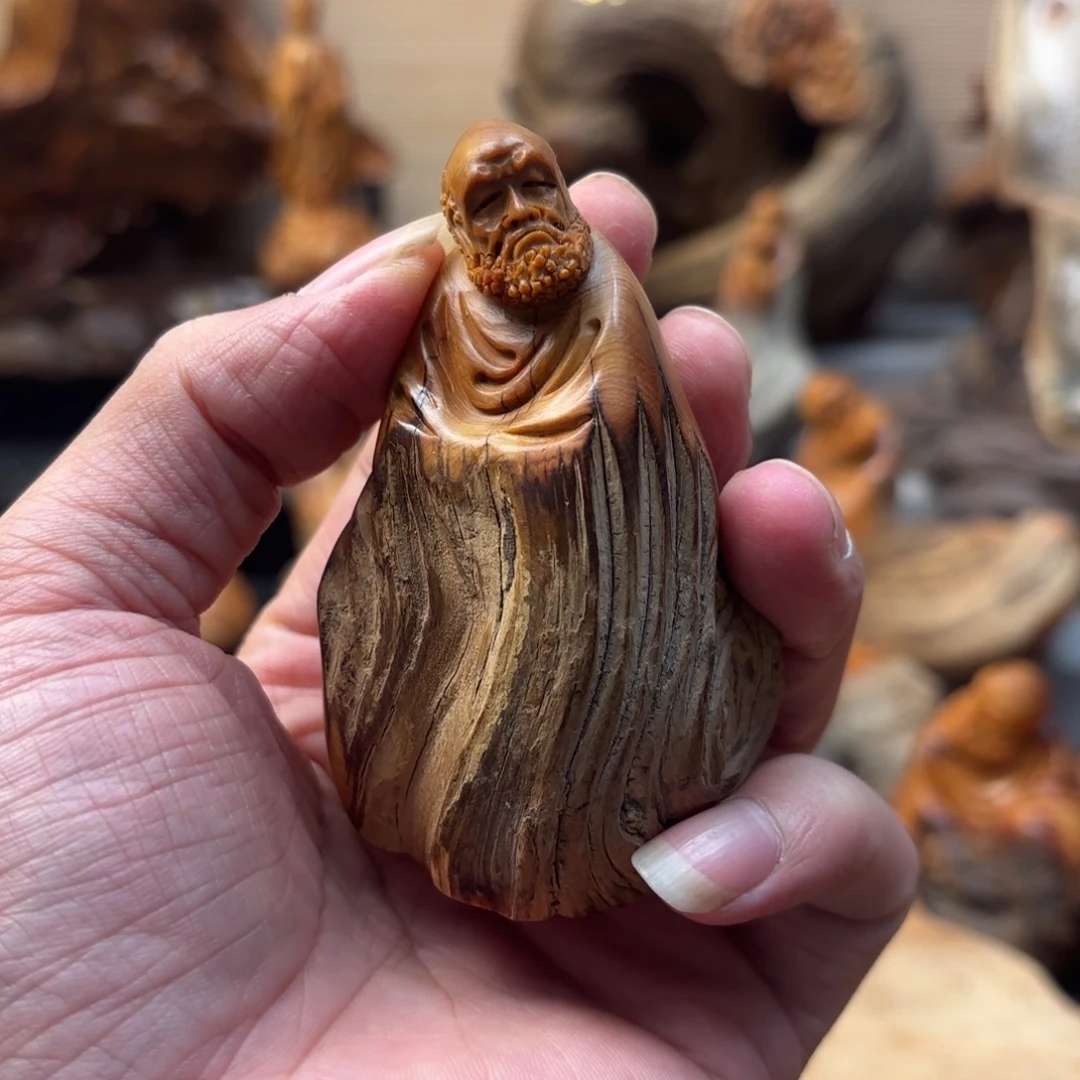 柏木太行崖柏手工雕刻