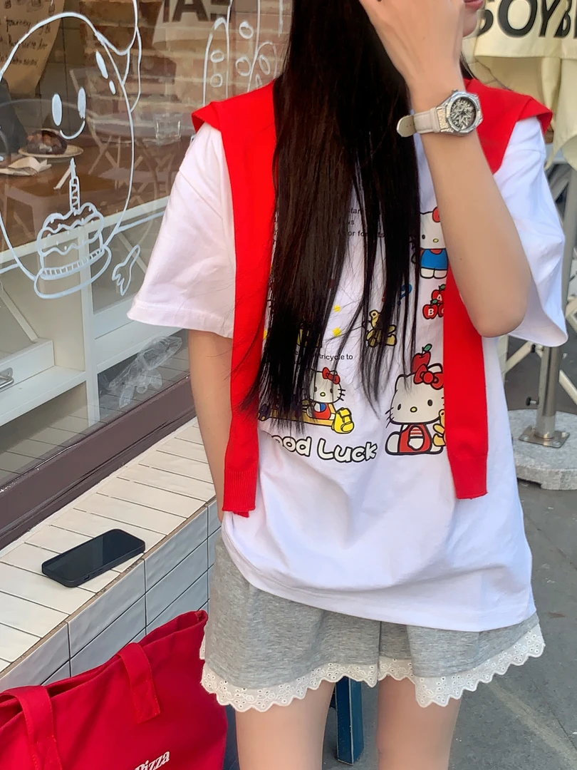 【JIANGJIANG】蕾丝短裤~初夏甜美拼接蕾丝短裤 JIANG11