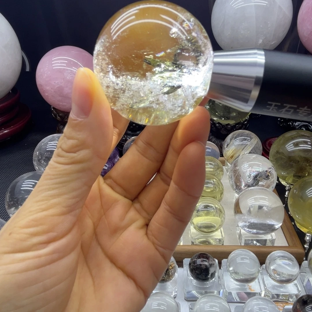 水晶珠宝半成品未镶嵌4.48公分