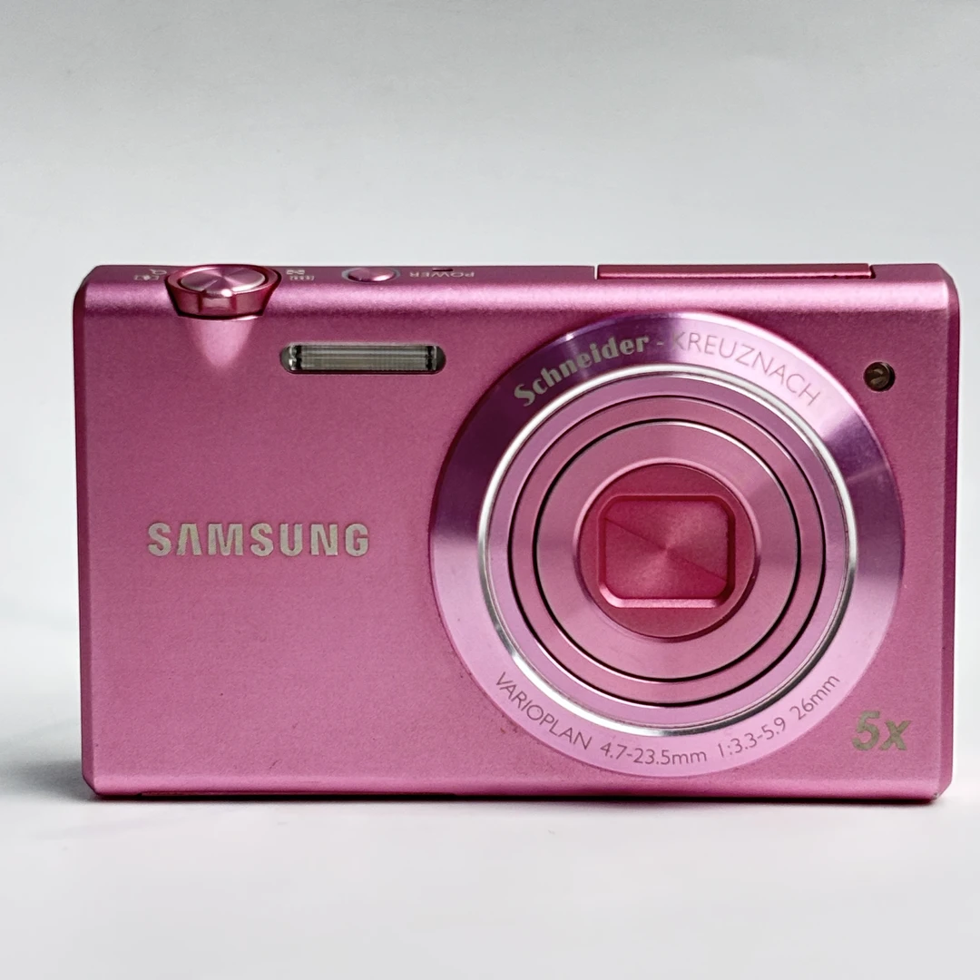 95新 Samsung/三星 mv800粉色1600万像素5倍变焦复古ccd数码相机